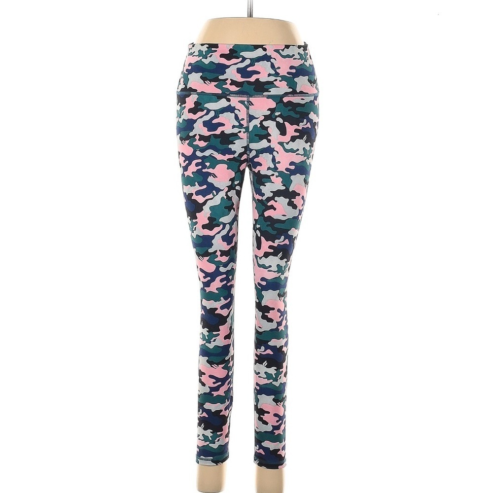 Women's Fabletics Powerhold Camo High-Waisted Leggings with Pockets - Size M